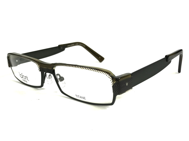 Jean Lafont Eyeglasses Frame BENHUR 427 Matte Brown Green Rectangle 53-16-135