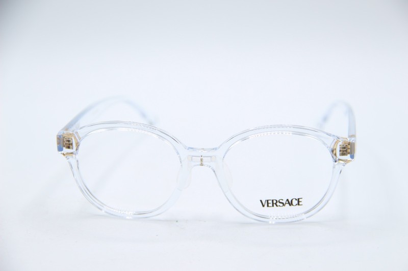 NEW VERSACE KIDS VK 3321U 148 CRYSTAL GOLD AUTHENTIC FRAMES EYEGLASSES 48-17 gallery