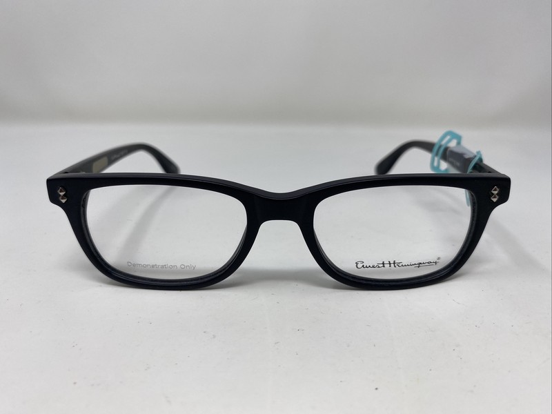 Ernest Hemingway Eyeglasses Frame 4617 48-17-135 MBK Matte Black Full Rim E490