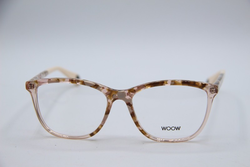 NEW WOOW THINK TWICE 3 COL 4034 BROWN TORTOISE AUTHENTIC EYEGLASSES 55-16 gallery