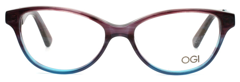 OGI Heritage 9116 2134 Grape Fade Turquoise Women Full Rim Eyeglasses 50-16-140 gallery