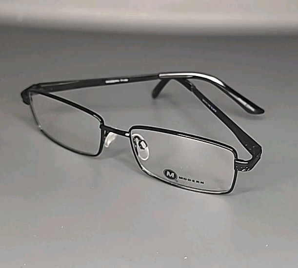 MODERN Optical PRIDE Black Full Rim Metal Eyeglass Frame 54/17/140