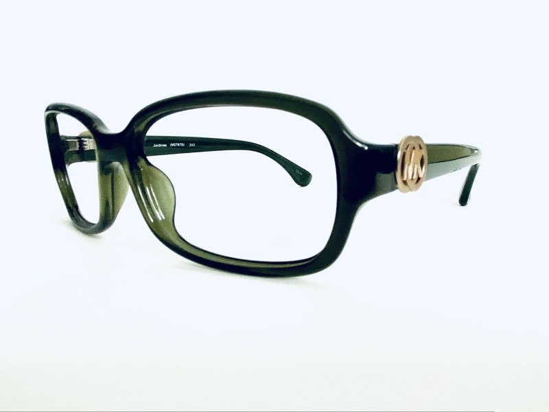 Michael Kors Green Lucite Oversize Rectangle Glasses Jardines M2787S 57 16 130
