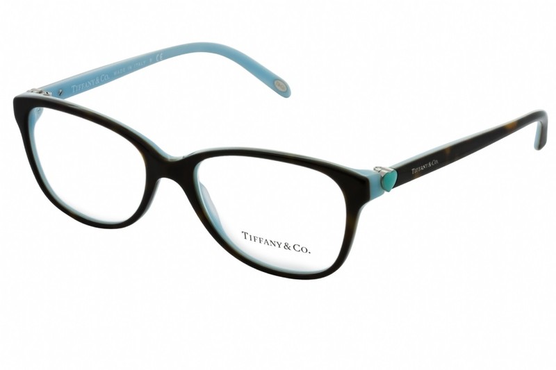 Tiffany TF2097 8134 Havana Turquoise 52mm Eyeglasses New Authentic