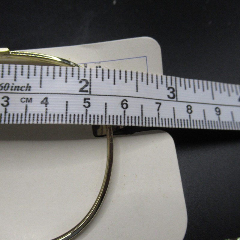 NOS Vintage Windsor Optical Airline Aviator Eyeglass Frames Gold Metal 52/20/54 gallery