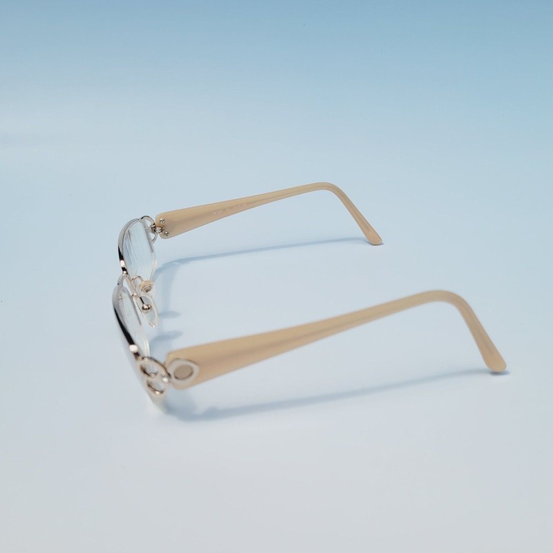 Splendor SP809 YG Eyeglasses beige half frame eyewear gallery