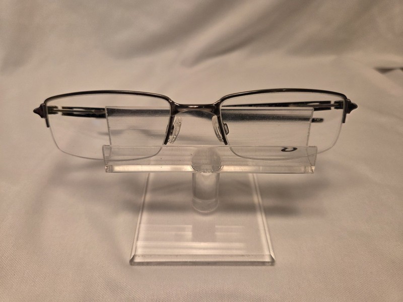 Oakley Halfshock OX3119 Rimless Eyeglass Frames col 0455 Brushed Chrome 55/19 gallery