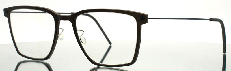 LINDBERG n.o.w. 6554 Col U13 Pewter Steel Mens Square Eyeglasses 52-20-150 B:40