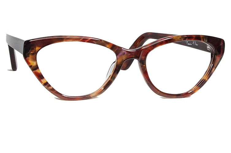Francis Klein CAPRI MSRP $625 Z33 Brown French Handmade Designer Eyeglass Frames