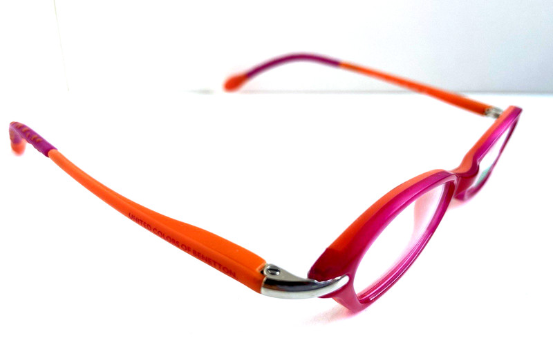 New UNITED COLORS OF BENETTON BB 04301 41mm Pink Girls Eyeglasses Frame . gallery
