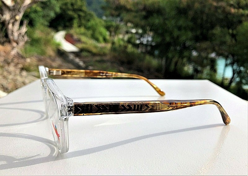 Maui Jim Eyeglasses MJO 2208-21C Crystal Amber Frames Clear Lens 48-21-145 gallery