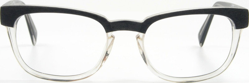 OGI EVOLUTION 3112 106 Brushed Black / Crystal Clear Eyeglasses Frame 53-20-145
