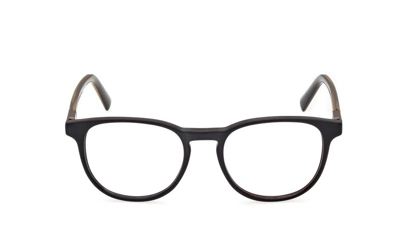 Timberland TB1804 002 Matte Black Plastic Round Eyeglasses Frame 50-18-145
