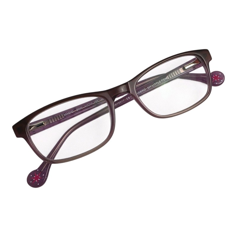 Hasbro My Little Pony Magic Purple Stars Eyeglasses Frames Only Child 47-16-130