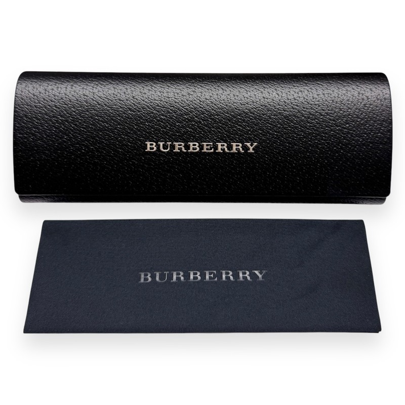 Burberry Eyeglasses Glasses B 2381D 4041 Gloss Black on Brown Plaid 51mm w/case gallery