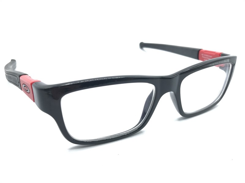 Oakley Marshal XS OY8005-0347 Polished Black Red Eyeglasses Frames 47-14 128 XS