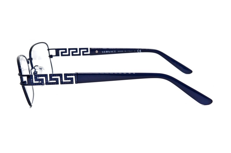 Versace MOD.1229-B 1360 Crystal Eggplant size 53/16/135 Made in Italy Eyeglasses gallery
