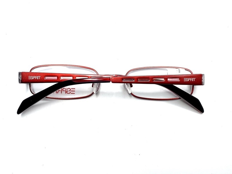 New Esprit Red Metal Rectangular Glasses ET9374 531 48 19 130 gallery