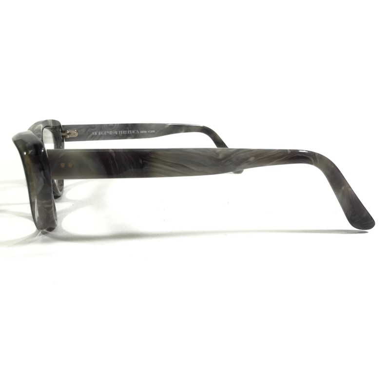 Morgenthal Frederics Eyeglasses Frames VERONA 6233 Grey Horn Cat Eye 55-15-130 gallery