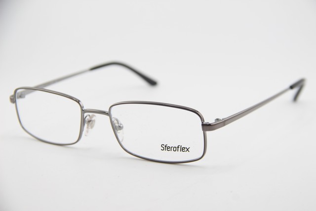 NEW SFEROFLEX 2285 268 GUNMETAL BLACK AUTHENTIC EYEGLASSES 52-18