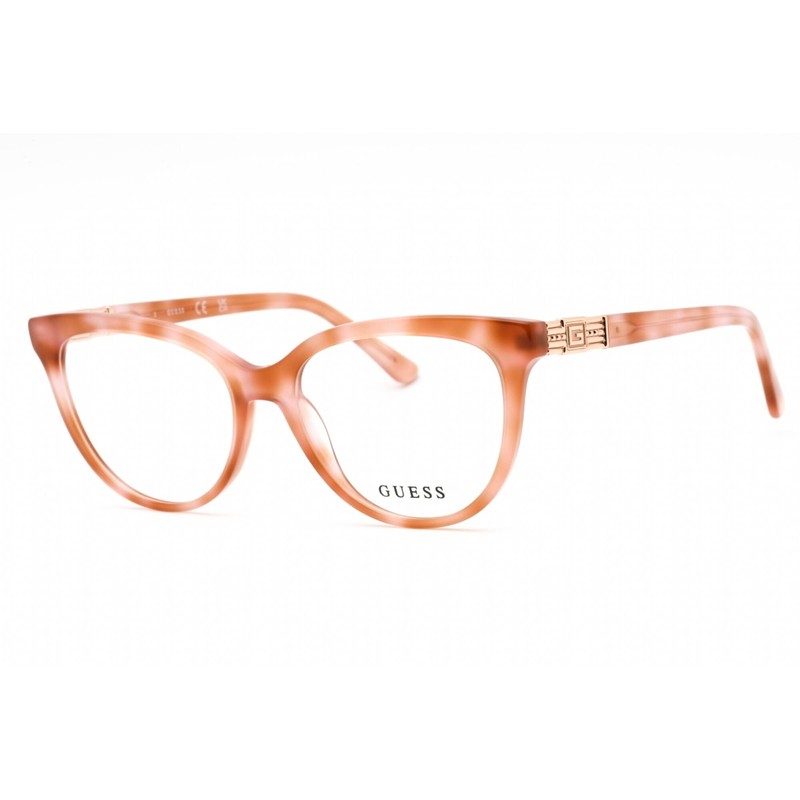 Guess Women’s Eyeglasses Beige/Other Cat Eye Plastic Full Rim Frame GU2942 059
