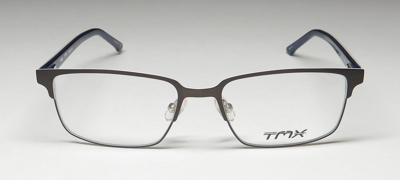 NEW TIMEX TMX SHOOT OUT EYEGLASSES 51-16-135 GRAY METAL & PLASTIC MENS GR gallery