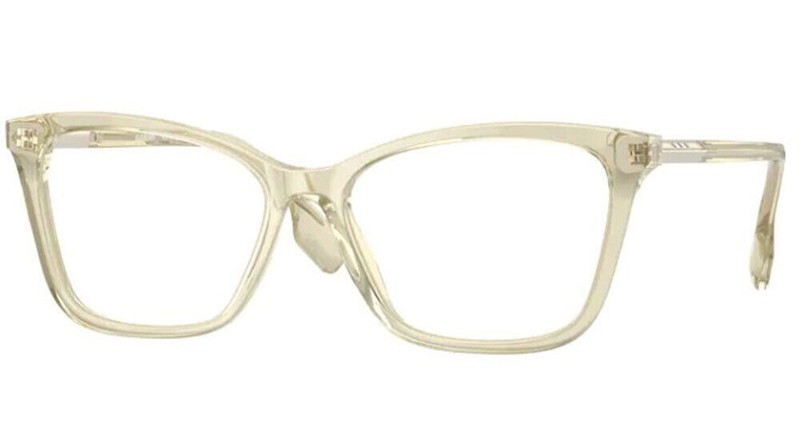 Burberry Sally BE2348 3852 Eyeglasses Frame Women’s Yellow Full Rim Cat Eye 55mm