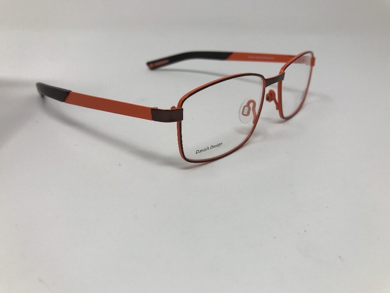 New! Inface Eyeglasses IF 8812 49-15-127mm Orange Black Frames NY71 gallery