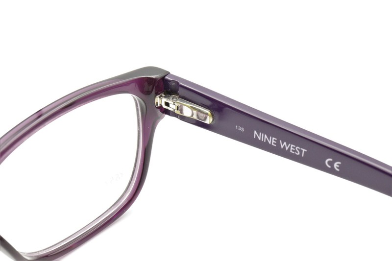 NINE WEST NW5105 515 Purple Crystal 50-16-135 Eyeglasses Frames Flex Hinges X852 gallery