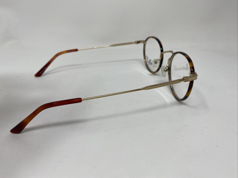 SEVENTY ONE EYEWEAR 71 MIDDLEBURY GOLD TORTOISE 47/20/140 ROUND EYEGLASSES :N27 gallery