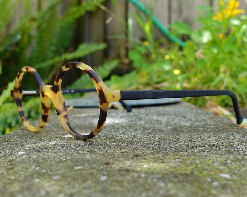 Alexander Matte Tokyo Tortoise/Black 45mm Iconic Round Eyeglasses gallery