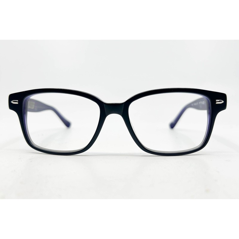 The Vern Jr BK Eyeglasses Frames 48-15-125 Black Purple Square Full Rim Glasses gallery