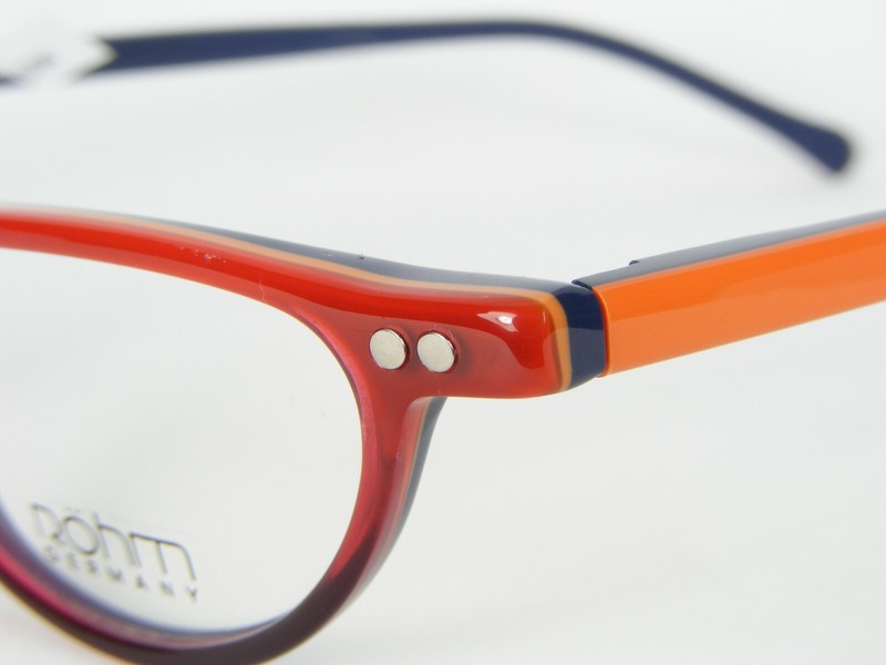Röhm Mod. 9019 COL. 851 PAPAYA /ORANGE /NAVY EYEGLASSES GLASSES Rohm 44-22-145mm gallery