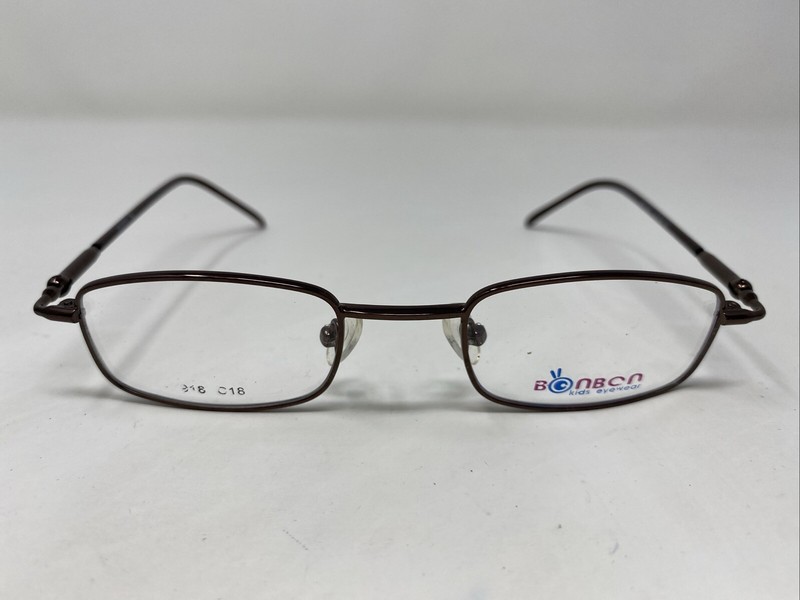 Bonbon Eyewear 918 C18 44-18-130 Dark Brown Full Rim Eyeglasses Frame F315