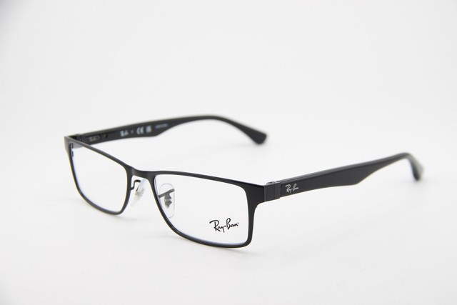 NEW RAY-BAN RB 6238 2509 BLACK GUNMETAL AUTHENTIC EYEGLASSES 53-17