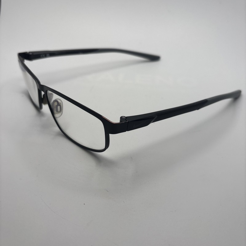 Nike 8157 001 56[]12-145mm Eyeglasses Frames Matte Black & Gray #D127 gallery