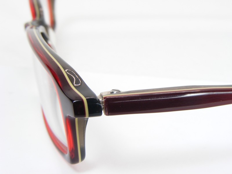 Vintage BI 2232-10 Burgundy Red /Olive Green EYEGLASSES GLASSES FRAME 48-16-140 gallery