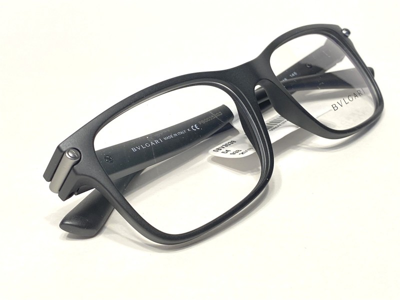 Men's Bvlgari Eyeglasses Frames BV3039 938 Black & Gunmetal 54/18~145 NEW gallery