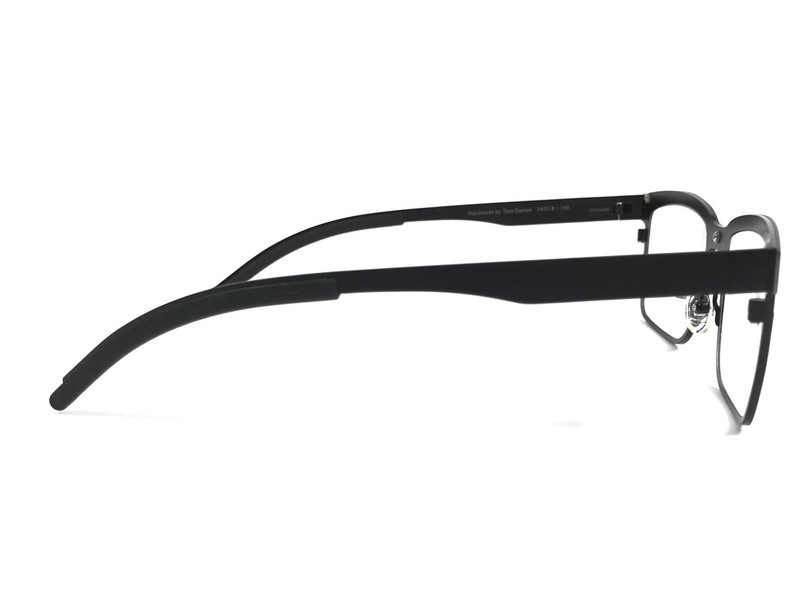 Tom Davies Eyeglasses Frames TD757 Col. 2279 Matte Black Gray Square 54-18-140 gallery