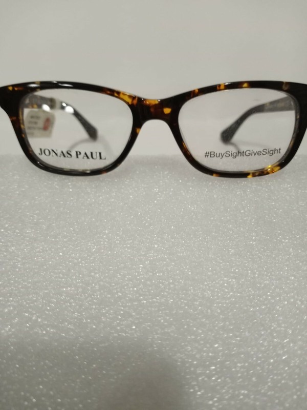 JONAS PAUL MILES/MADDIE EYEGLASS FRAMES CHESTNUT TORTOISE 45-15-125 NEW KIDS