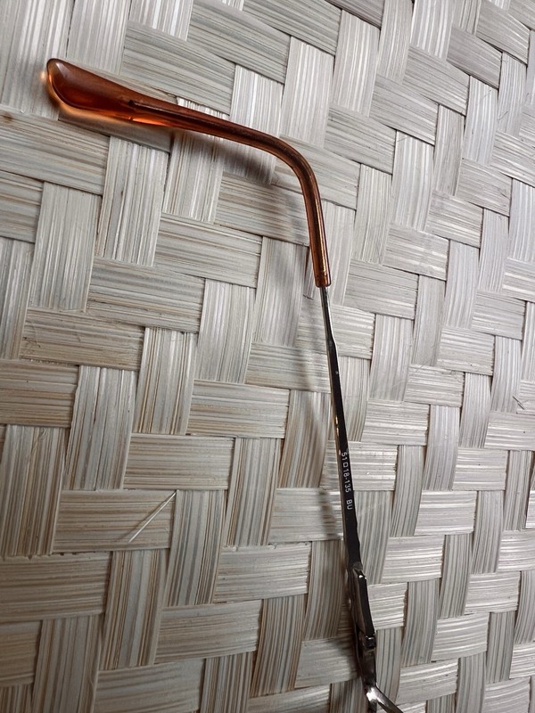 Vintage Timex Eyeglasses Frame 51-18 Brown Metal Oval RX 80s 90s gallery