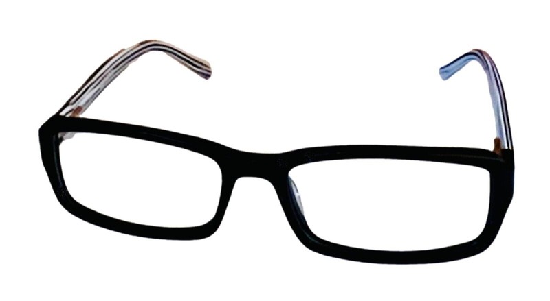 New Converse Rx Eyeglasses Frame w Soft Case – A030 Black/Checker (55-17-135)