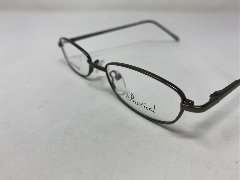 Lido West Practical Eyeglasses Frame LISA GREY 49-18-140 Gunmetal Full Rim -977 gallery