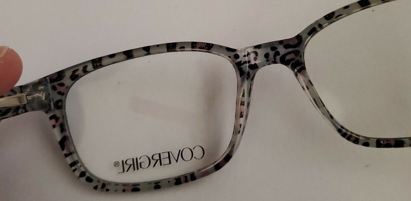 COVERGIRL Eyeglasses Frames CG0529 005 52-17-140 Black Full Rim Animal Print gallery