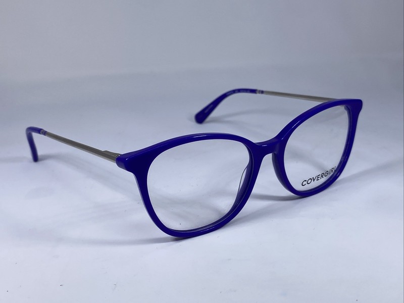 COVERGIRL CG0473 081 NOS Purple/Silver 52-16-140 Eyeglasses Frame gallery