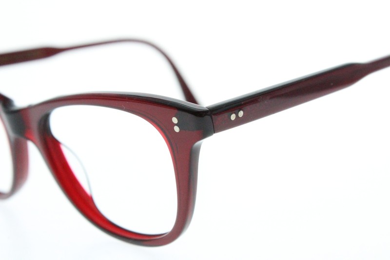 Garrett Leight TIA JANE MER Cat Eye Frames Red Merlot 47/19-147 mm gallery