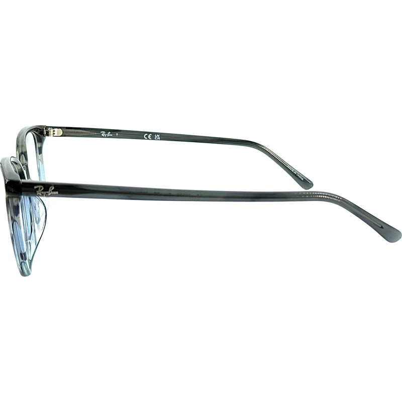 Ray Ban RB5397F Unisex Plastic Eyeglass Frame 8254 Striped Grey Gradient 52-19 gallery