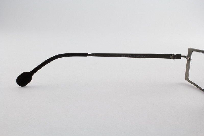 Very Rare Authentic Theo arbo 152 44mm Black Olive Frames Glasses Belgium gallery