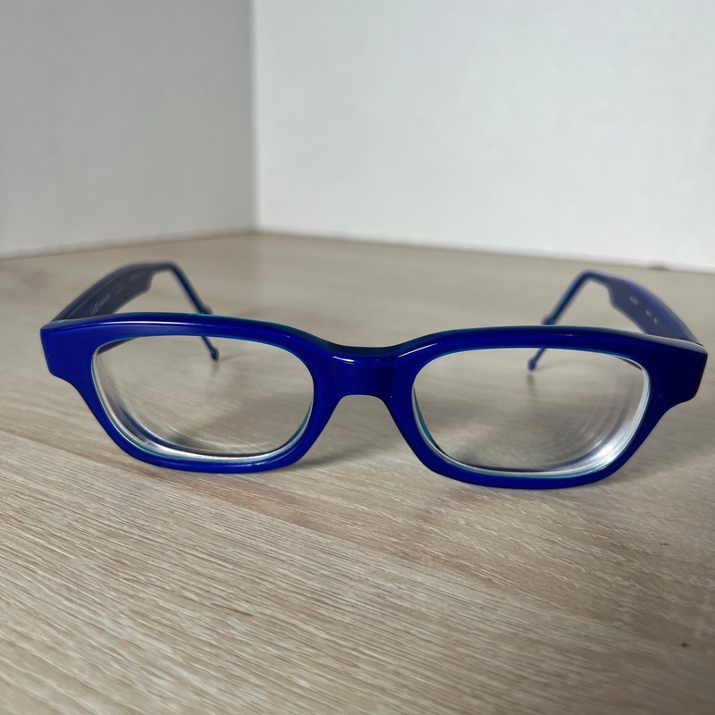 L.A. Eyeworks Boaz 310 Eyeglasses One Pair Blue Frames ONLY 51-22-127 Italy
