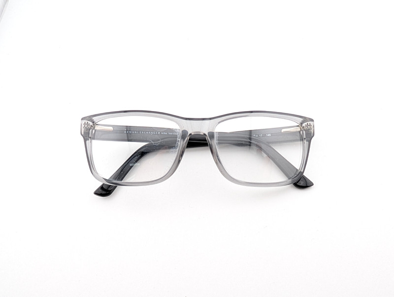 Armani Exchange Eyeglasses, Brazil, AX 3016 8239, 53-17-145, Plastic, Clear Gray